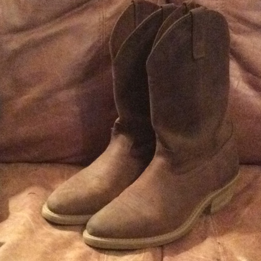 Leather Cowboy Boots (Size 9)
